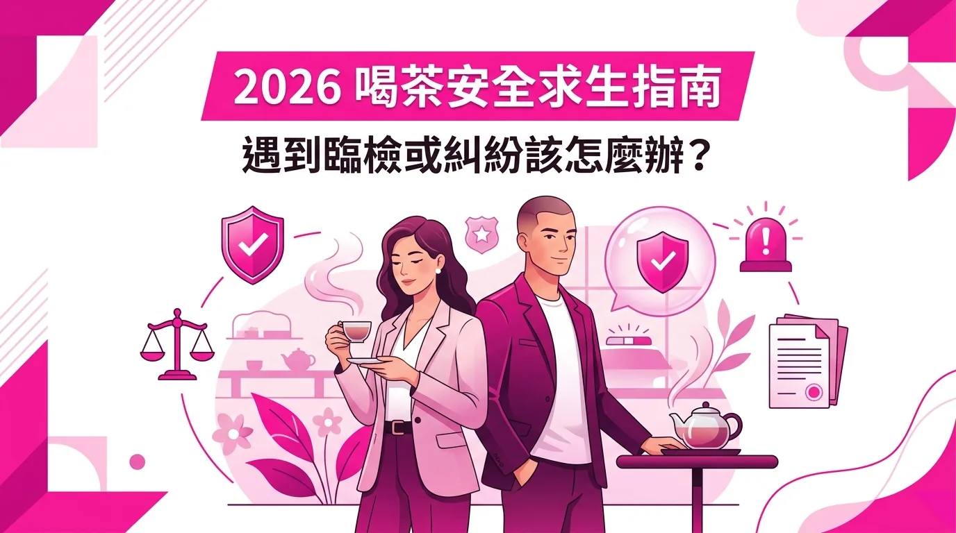 2026 喝茶安全求生指南：遇到臨檢或糾紛該怎麼辦？