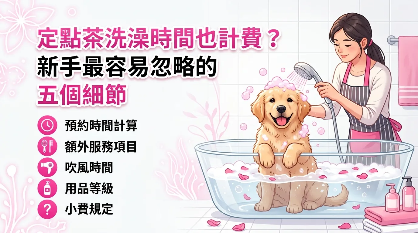 定點茶洗澡時間也計費？新手最容易忽略的五個細節