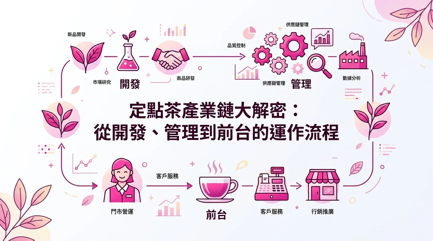 定點茶產業鏈大解密：從開發、管理到前台的運作流程